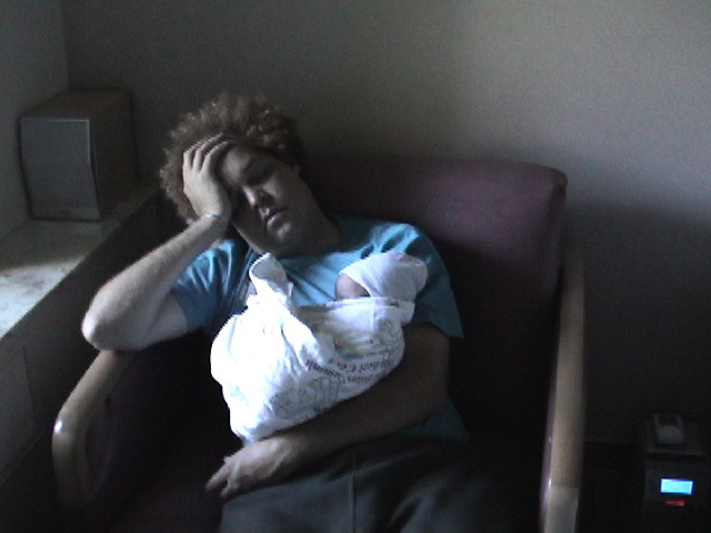 Day 1 - Daddy Sleeping